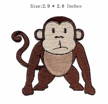 Crawling monkey embroidery patch 2.9"wide  for biker patch/elsa applique/patch large 2024 - buy cheap