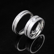 Dolaime Fashion Couple stainless steel ring wedding ring, engagement ring jewelry, free shipping, R364 2024 - buy cheap