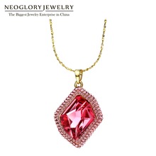 Neoglory Rhinestone Fashion Chain Necklaces & Pendants Jewelry 2020 Brand New Hot Gifts Embellished with Crystals from Swarovski 2024 - buy cheap