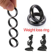 Черное волшебное кольцо унисекс PK, прочные магнитные кольца для похудения, мифическое украшение для похудения, Размер 18 мм 19 мм 20 мм 21 мм, терапия для здоровья 2024 - купить недорого