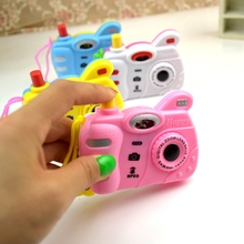 Câmera de simulação infantil, brinquedos para meninas e homens, imagem variável, pequeno, presente de plástico com prêmio para estudantes 2024 - compre barato