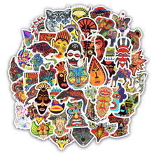 TD ZW 50Pcs Totem Stickers For Animal Graffiti Tribal Tattoo Suitcase Laptop Car Motorcycle Scrapbooking Skateboard Sticker 2024 - buy cheap