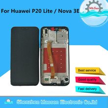 Original M&Sen For Huawei P20 Lite/Nova 3E LCD Display Screen+Touch Panel Digitizer With Frame+Proximity Light Sensor Flex Cable 2024 - buy cheap
