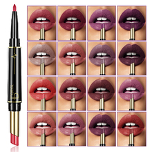 Matte Lipstick Brand Color Cosmetics Wateproof Double Ended Long Lasting Nude Red Matte Lips Liner Pencil Lipstick Matte 2024 - buy cheap