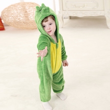 Baby dinosaur Clothing Long Sleeve Hooded Baby Rompers Jumpsuits for Boy Girl Infant Overalls 2024 - buy cheap