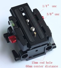 15mm Rail Rod Quick Release QR Baseplate For Follow Focus support DSLR Rig camera and tripod 2024 - buy cheap