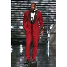 Brand Groomsmen dark red Mens Suits terno masculino Wedding Best groom Man men suit Tuxedos 2020 (Jacket+Pants+Tie+Hankerchief) 2024 - buy cheap