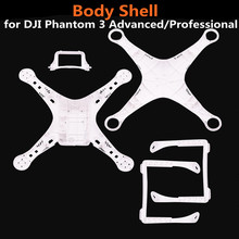 Phantom 3 tampa superior/inferior do corpo do quadricóptero, tampa da bateria, trem de pouso para dji phantom 3, profissional avançado, substituição 2024 - compre barato