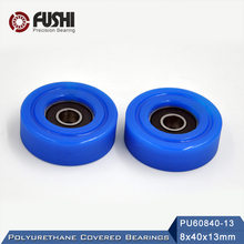 PU 608 Polyurethane Covered Bearing 8*40*13 mm ( 2 Pcs ) Shaft 8mm PU60840-13 Urethane Cover PU608 Bearings 2024 - buy cheap