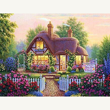 Cross Stitch Kit DIY Diamond Embroidery beautiful house Full Square/round Diamond Painting Mosaic Home Decor 2024 - buy cheap