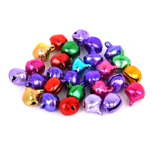 6MM 8MM Mixed Color Iron Metal Beads Jingle Bells Pendant Christmas Decoration For Home DIY Handmade Craft Accessories 2024 - buy cheap