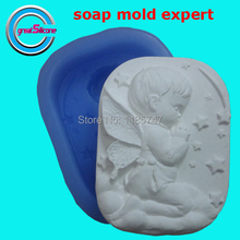 praying baby shape silicone soap molds silicone mould  handcraft chocolate mold 2024 - buy cheap