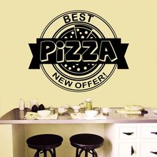 Express Pizza Sticker Restaurant Decal Poster Vinyl Art Wall Decals Decor Mural Pizza Sticker Wall Decal Pizza Glass Decal 2024 - buy cheap