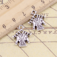 20pcs Charms Weave Sweater 19x17mm Tibetan Silver Color Pendants Antique Jewelry Making DIY Handmade Craft 2024 - buy cheap