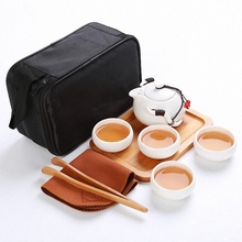 PINNY Ding Kiln Portable Tea Set  Include One Pot Two Or Four Cups Ceramic Travel Tea Service Kung Fu Teacups Retro Teapot 2024 - buy cheap