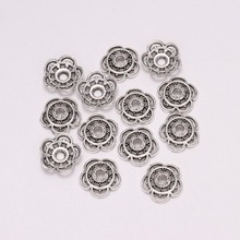 50pcs/Lot 10mm  Bead Caps For Jewelry Making Bead Caps End Receptacle Flower Torus DIY Spaced Apart Jewelry Accessories 2024 - buy cheap