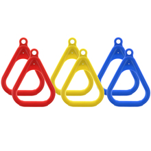 6pcs Gym Playground Heavy-Duty Trapeze Swing Accs Coated Swing Rings Outdoor Swing Play Accessories Set 2024 - buy cheap