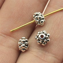 20pcs 6x6x4mm DIY Spacers Beads Charm For Jewelry Making Small Hole Spacers Beads Charm Spacers Beads 2024 - buy cheap