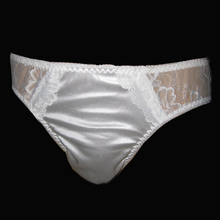 Hot Gay Men Sexy Silk Sissy Panties Mens Lace Briefs Pouch Lingerie Mens Underwear Gay Brief Ropa Interior Hombre Jockstrap 2024 - buy cheap