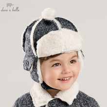 Sombrero azul de DB8707-H para bebés, sombrero de otoño e invierno de David bella 2024 - compra barato