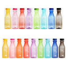 Candy Colors Unbreakable Frosted Leak-proof Plastic kettle 550mL BPA Free Portable Water Bottle for Travel Yoga Running Camping 2024 - buy cheap