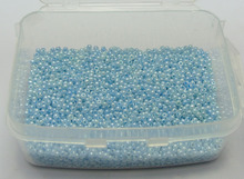 10000 Ceylon Baby Blue Glass Seed Beads 1.5mm (12/0) + Storage Box 2024 - buy cheap
