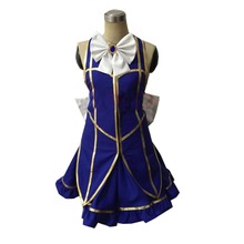 Anime Fairy Tail Cosplay Costume Lucy Heartfilia Backless Polyester Adult  Women