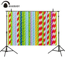 Allenjoy christmas photo background photography rainbow colorful real paper pattern spots backdrops photophone photocall 2024 - buy cheap