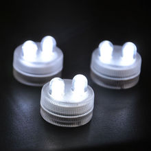 Lote de 10 unidades de velas LED sumergibles para fiestas de boda, luces de té impermeables subacuáticas alimentadas por batería, envío gratis 2024 - compra barato