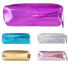 OutTop Cosmetic Bag 1 PC  Bags Fashion Hologram Pencil Case Pen Holder Makeup Boxes Zipper Comestic  Bag  2018 Oct18 2024 - buy cheap