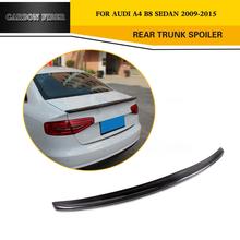 Carbon Fiber Racing Trunk Spoiler Lip For Audi A4 B8 Sedan Santdard 2009-2011 2024 - buy cheap