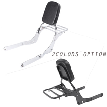 For Honda Rack Shadow Aero 750 Motorcycle Detachable Backrest Sissy Bar w/ Luggage 2004 2005 2006 2007 2008 2009 2010 2011 2012 2024 - buy cheap