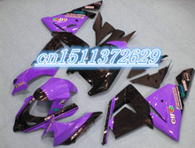Dor-пурпурный, черный, 2004 дюйма, фотообои, комплекты корпуса для KAWASAKI Ninja, комплект пластиковых обтекателей ZX10R 04 ZX 10R 05 D 2024 - купить недорого