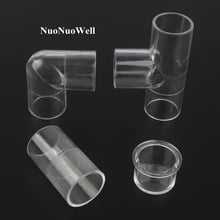 1pc 16 20 25mm Acrylic Joints Aquarium Fish Tank Fittings Garden Water Pipe Connectors Highly transparent Plexiglass Joint 2024 - buy cheap