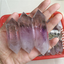 1 kg Linda natural ametista cristal de quartzo ponto de cura reiki pedras naturais e minerais 2024 - compre barato