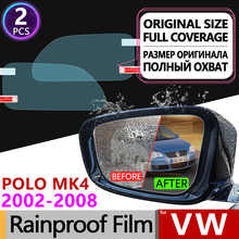 for Volkswagen VW POLO MK4 2002 -2008 9n 9n3 Full Cover Anti Fog Film Rearview Mirror Rainproof Anti-Fog Films Clean Accessories 2024 - buy cheap