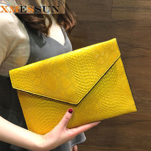 XMESSUN Snake Pattern Clutch Bag 2022 New Bag Large Capacity Personality Ladies Handbag Shoulder Bag Crossbody Bag Drop shipping 2024 - buy cheap