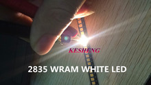 Refletor de led smd de 100 lâmpadas led, branco quente e ultrabrilhante de 2835 w, 0.2 lm com chip de diodo emissor de luz