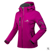 NEW Outdoor Jacket Women Softshell Jacket Waterproof coat Windproof with fleece Thermal Antistatic Hiking trekking 2024 - buy cheap