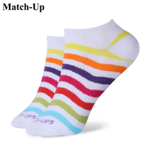 Женские летние короткие носки разных цветов 2024 - купить недорого