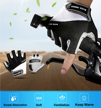 Guantes de medio dedo para deportes de bicicleta, antideslizantes, de silicona, GEL para bicicleta de montaña y carretera 2024 - compra barato