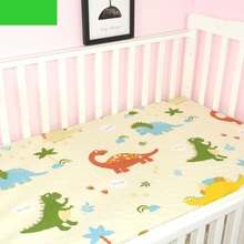 21 Colors Crib Mettress Cover Cartoon Cotton Baby Fitted Sheet Soft No Fluorescent Beddings For Newborns Crib Mattress Protector 2024 - buy cheap