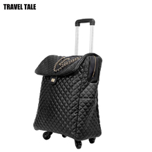TRAVEL TALE 18"20"Inch Women Travel Suitcase Retro Carry On Hand Luggage Bag For Cabin 2024 - buy cheap