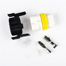 Conector de cerámica impermeable H11 para motocicleta y coche, Kit de terminales de adaptador rápido macho y hembra, DIY, 1 Juego 2024 - compra barato