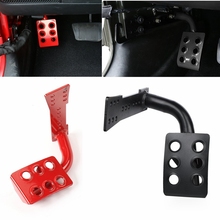 Metal Car Interior Decoration Dead Pedal Left Side Foot Rest Kick Panel For Jeep Wrangler JK Accessories 2007-2017 Car Styling 2024 - buy cheap