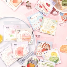 Cute Delicious Food Memo pad Girl Diary DIY Sticky Notes Planner Notepad Kawaii Stationery School Office Supply 2024 - buy cheap