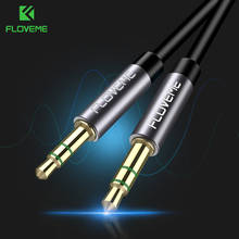 FLOVEME 3,5 мм Aux кабель 3,5 мм Jack аудио кабель 3,5 штекер-штекер вспомогательный кабель для автомобильных наушников динамик Провода Кабели 2024 - купить недорого