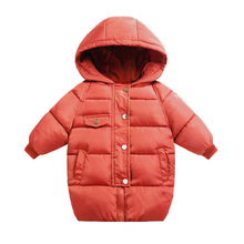 Детский пуховик; осенне-зимнее пальто; куртка с капюшоном 2024 - купить недорого