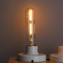 LED Filament Retro Edison Bulbs 220V T10 E27 2W Warm White COB 2024 - buy cheap