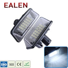 EALEN 1Pair Car LED License Plate Lights  For Toyota Crown S180 Corolla Vios Previa white SMD 12V LED Lamp accessories Bulb kit 2024 - buy cheap